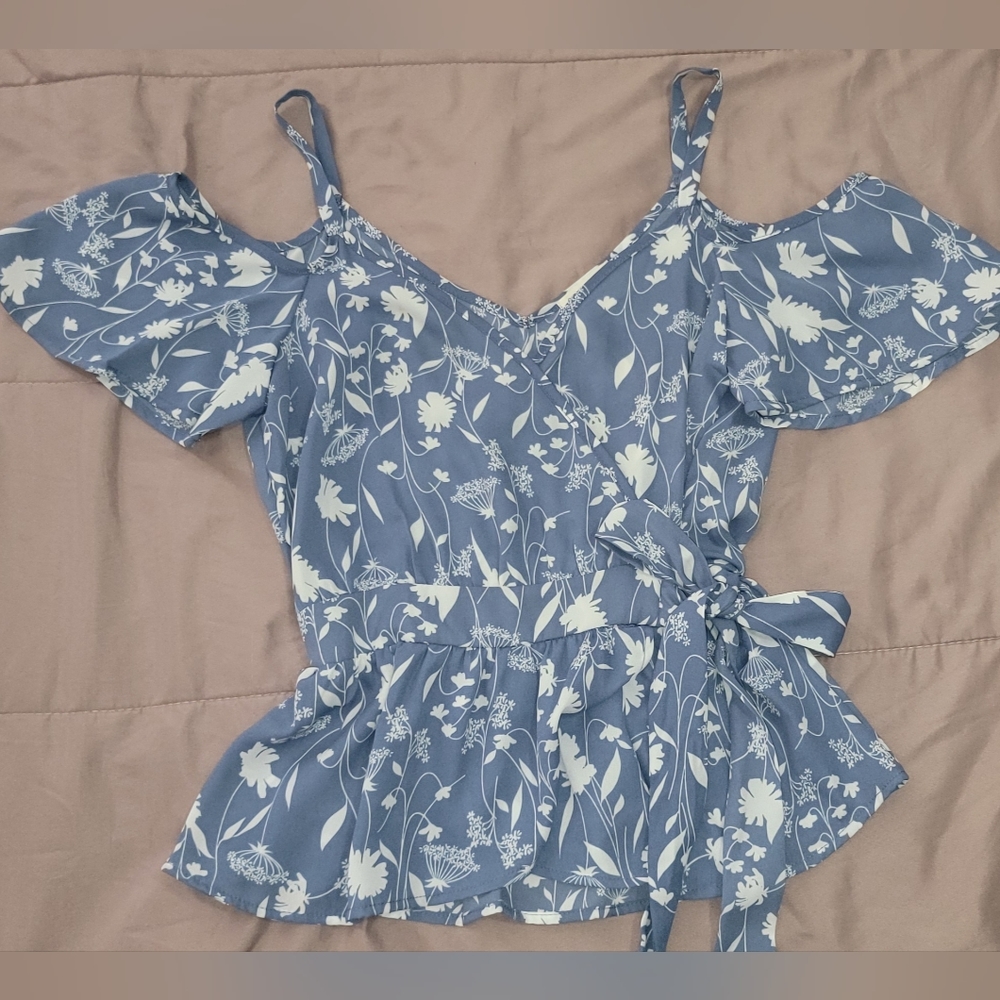 Blue print top
